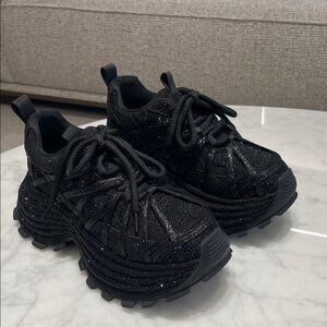 Sparkly Black women’s Sneakers